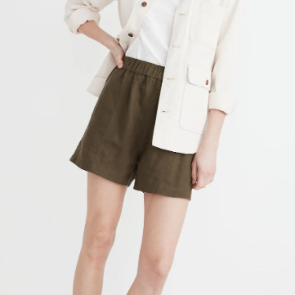 Madewell linen blend shorts